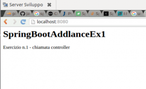 Spring Boot codice java esercizio controller