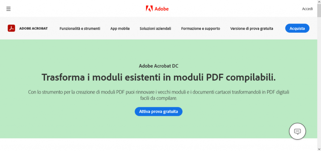 Adobe PDF compilabile