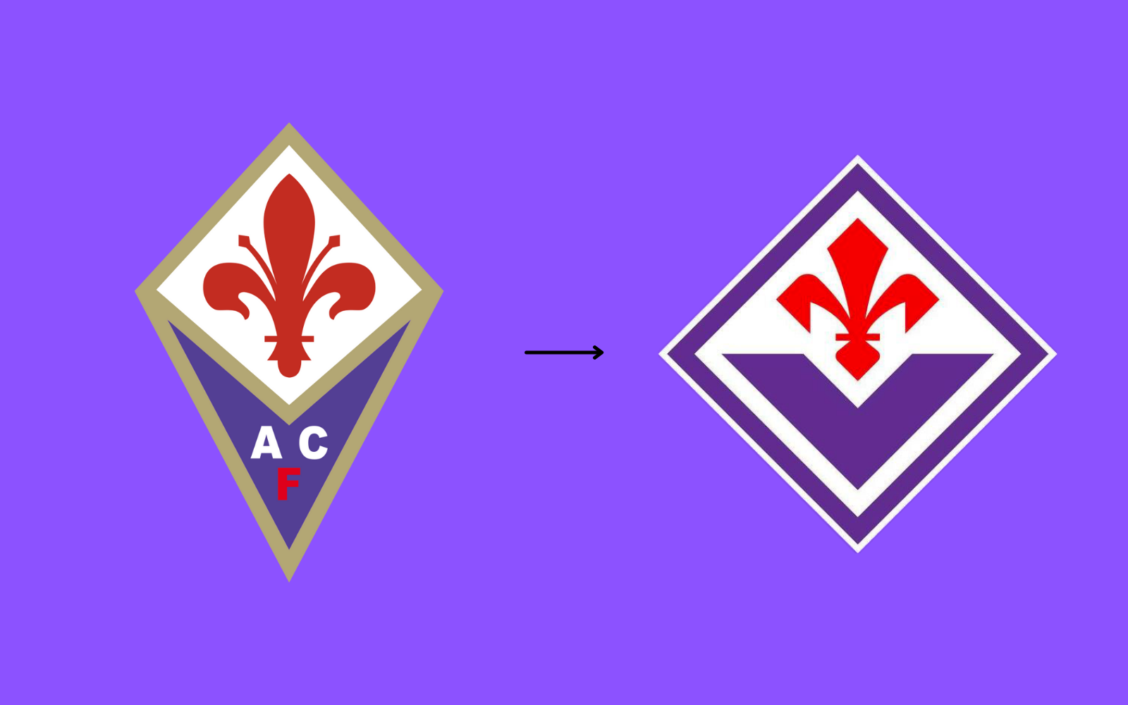 Nuovo Logo Fiorentina, quando il restyle fa polemica